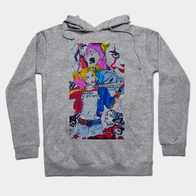 Lady Clown Hoodie by Smriti_artwork